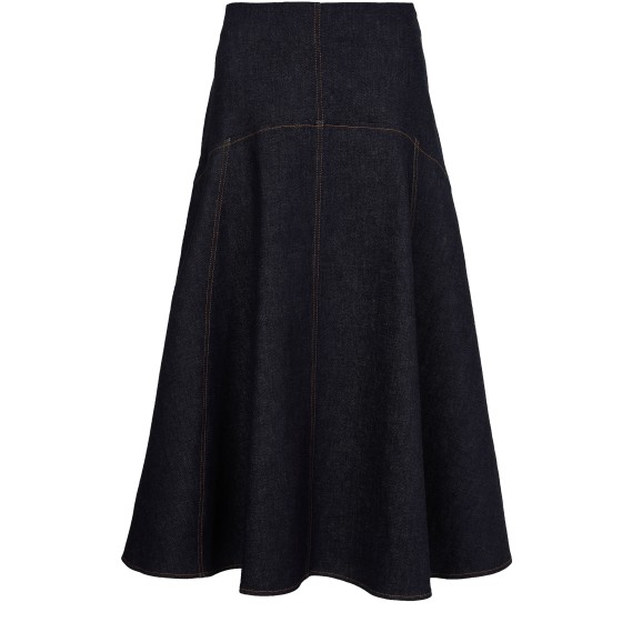 The De-Nîmes triangle skirt - navy blue