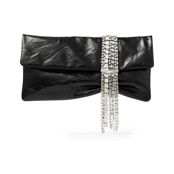 Zandra Silver Surface Handbag - Silver