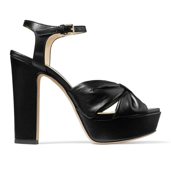 Heloise 120 Platform Sandals - Beige