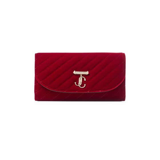 Curve wallet with chain - Red