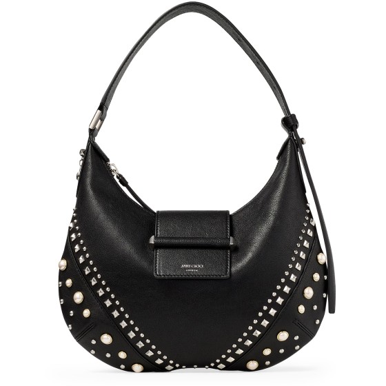 Small Bar hobo bag - Black