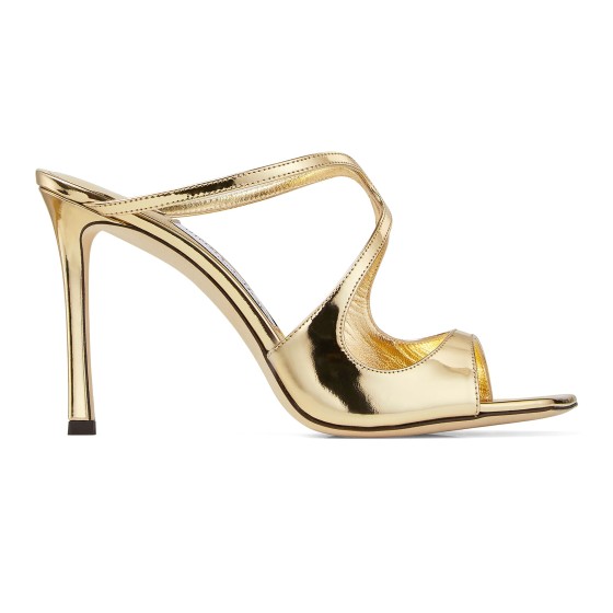 Anise 95 Mules - Gold