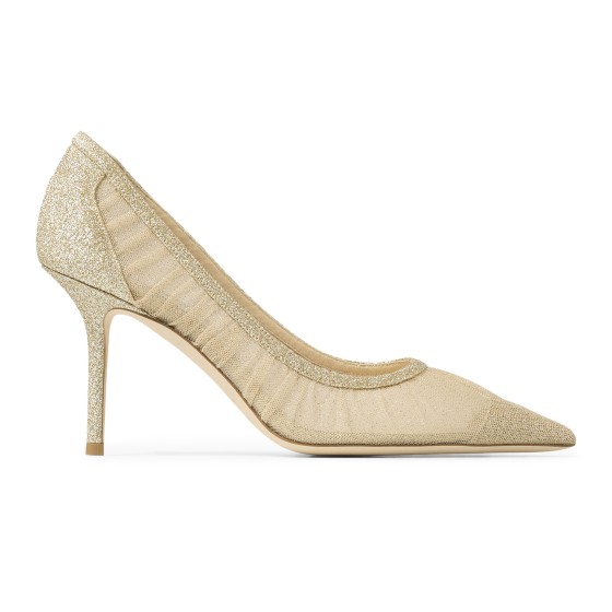 Love 85 Flat Sole Pumps - Beige