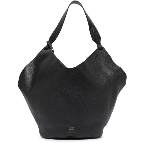 Medium Lotus tote bag - Black