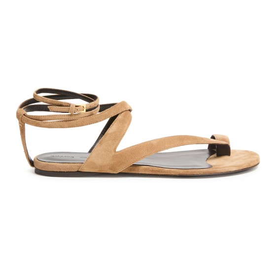 Aimee ankle strap sandals - grey