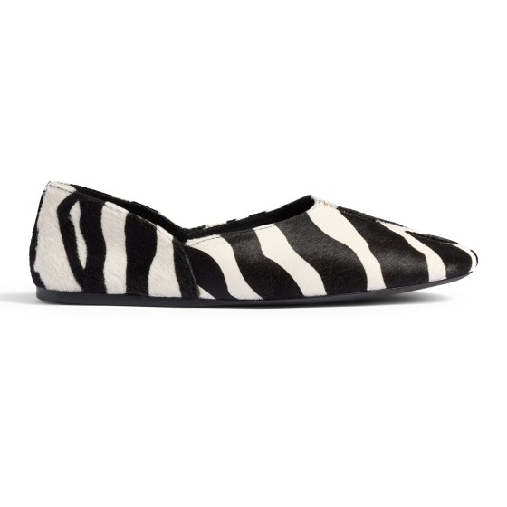 Jane ballerinas in pony hair - Black