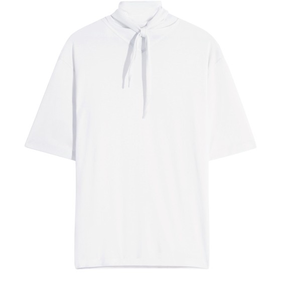 T-shirt with scarf - Beige