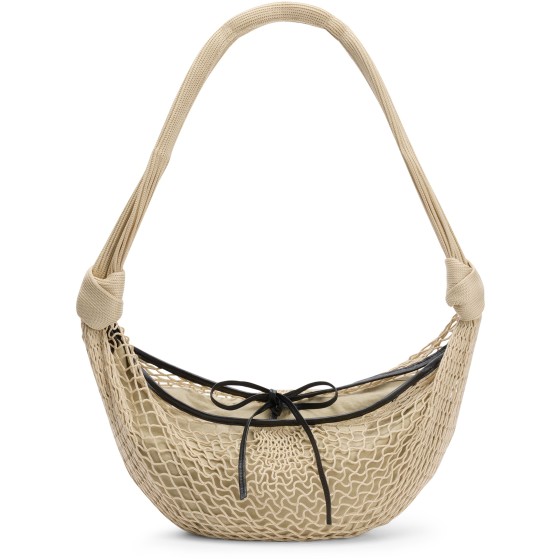 Filt Horn Shoulder Bag - Beige