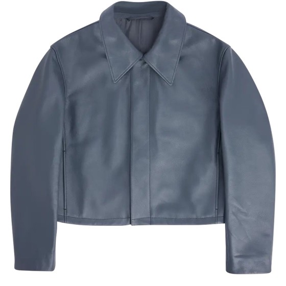 Oversized short jacket - Blue