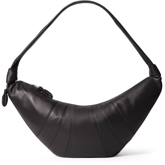 Croissant large handbag - brown