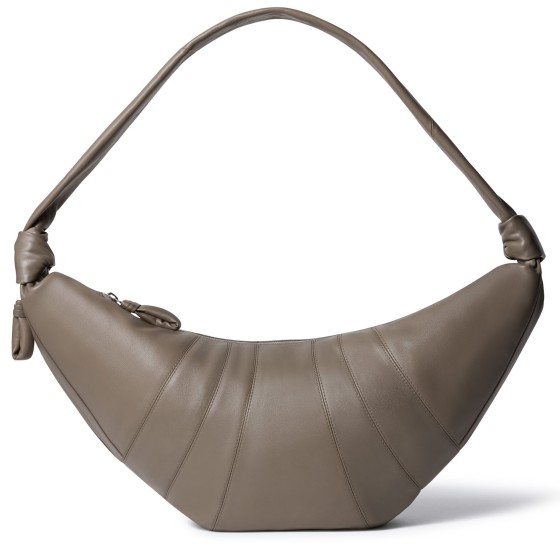 Croissant large handbag - Green