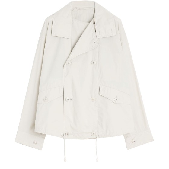 Double flap lightweight jacket - Beige