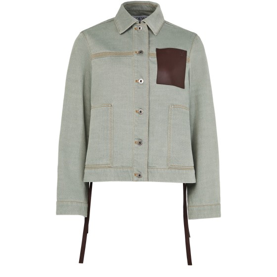 Workwear jacket in denim - Green