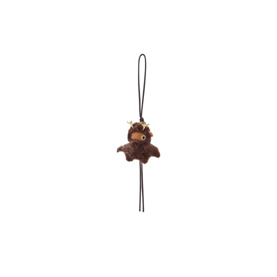 Fawnie charm in shearling - brown
