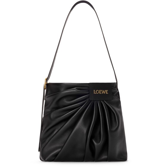 Draped tote bag - Black
