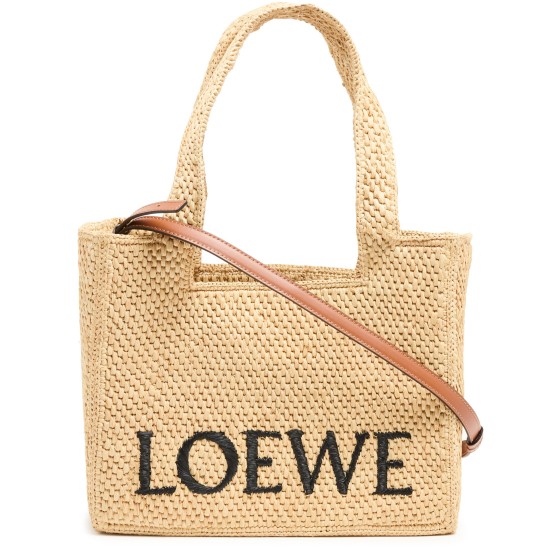 Medium-sized tote bag with logo - Beige