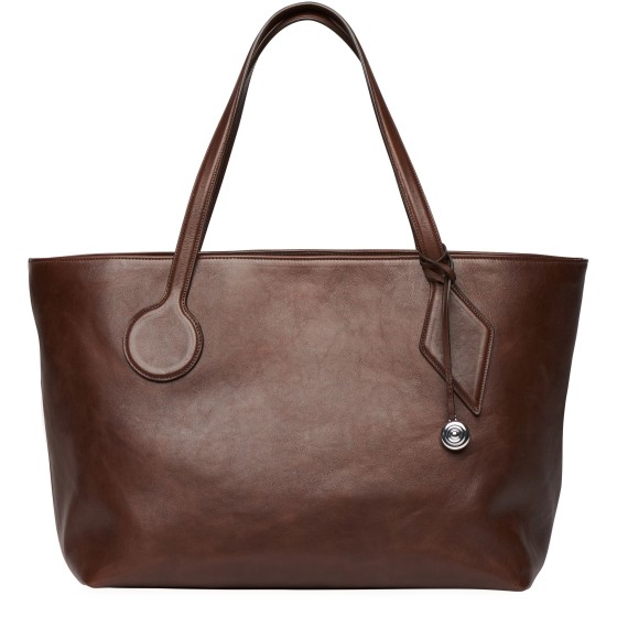 Sprout large tote bag - brown