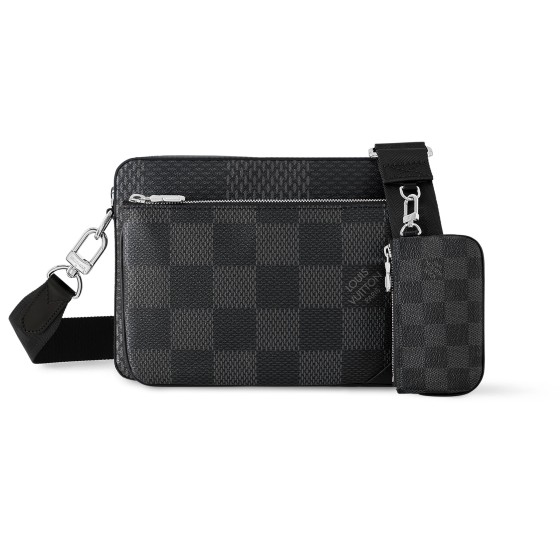 TRIO Messenger Bag - Black