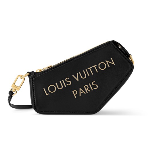 Pochette Emblem Bag - Black