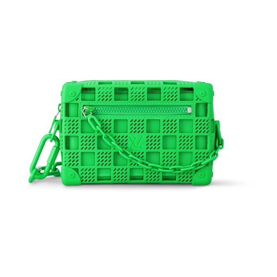 Mini Soft Trunk Rubber Handbag - Green