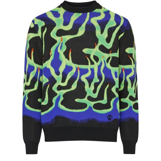patterned crewneck - Colorful