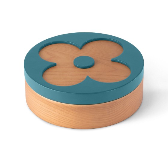 FLOWER Storage Box - Blue
