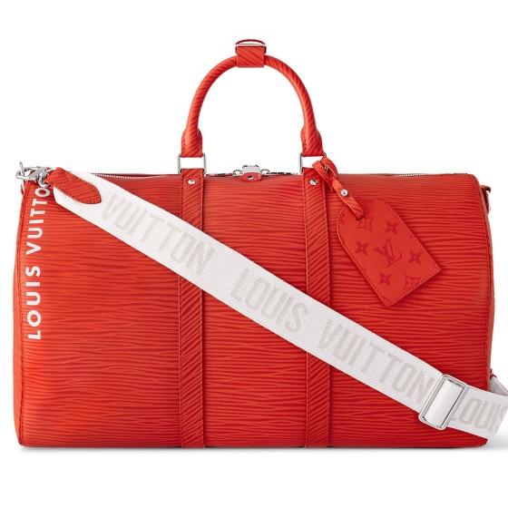 KEEPALL BANDOULIÈRE 50 Travel Bag - Red