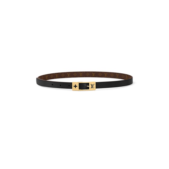LV DUO 18mm Reversible Belt - Black
