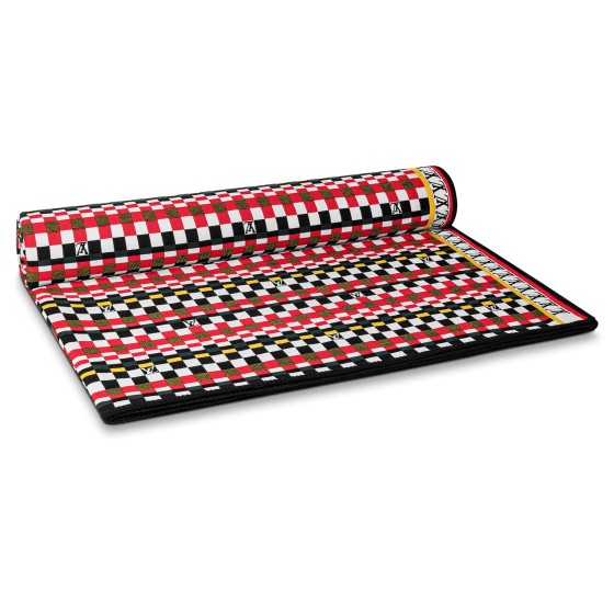 DAMIER CHECK blanket - Red