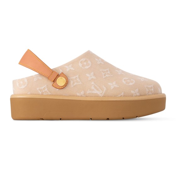 Aspen Platform Clog - Beige