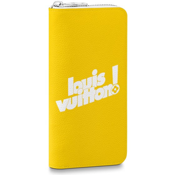Zippy Vertical Wallet - Yellow