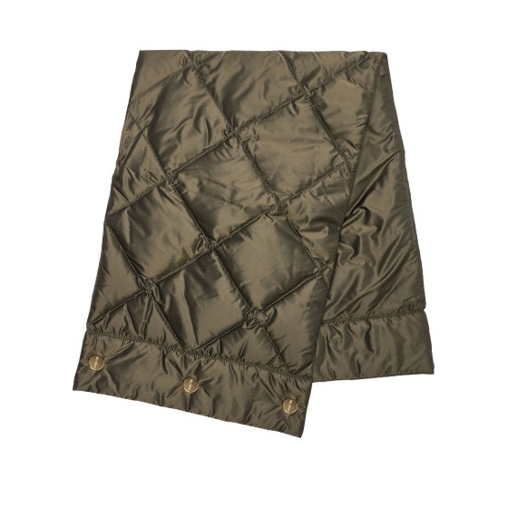 Buttoned puffer jacket - Green