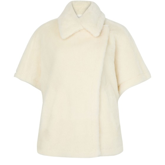 Teddy bear cape - white