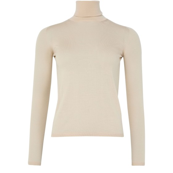 Turtleneck sweater - brown