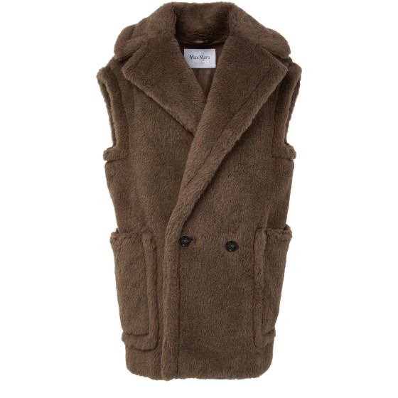 Bormida sleeveless jacket - brown