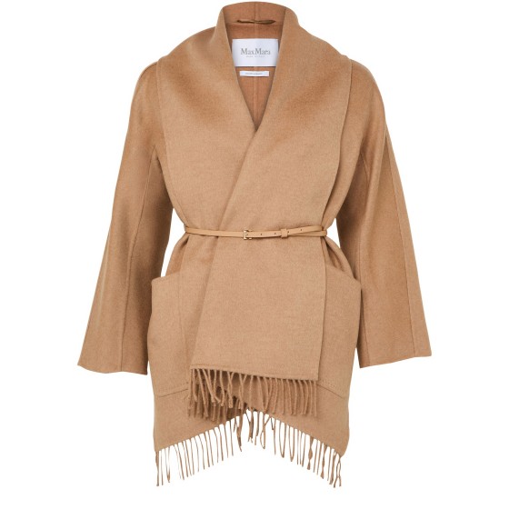 Scarf-style cape - Beige