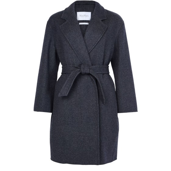 Carnia belted coat - Blue