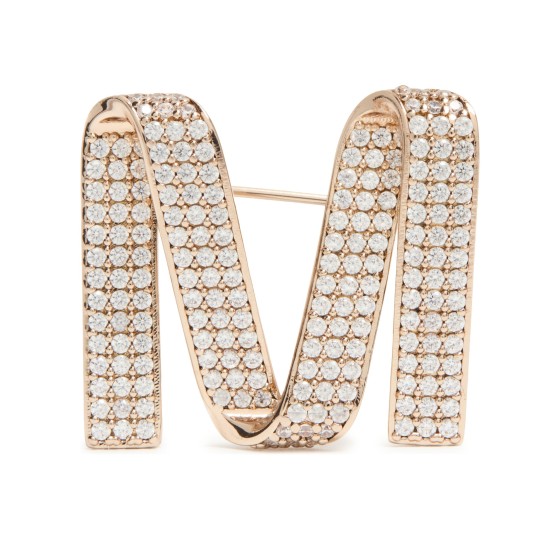 Medium grosgrain pin - Metallic color