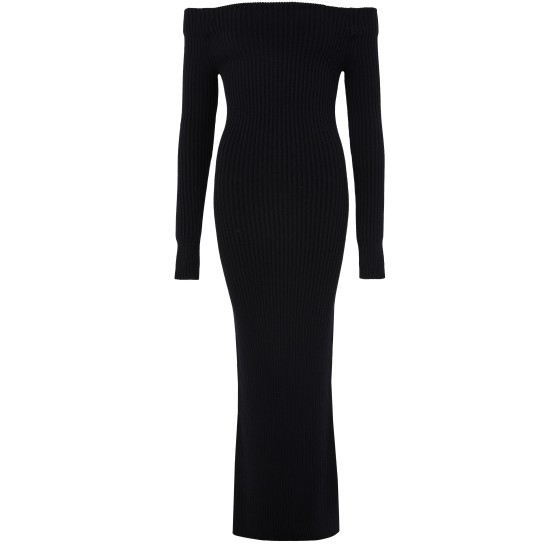 Arnes knit maxi dress - Black