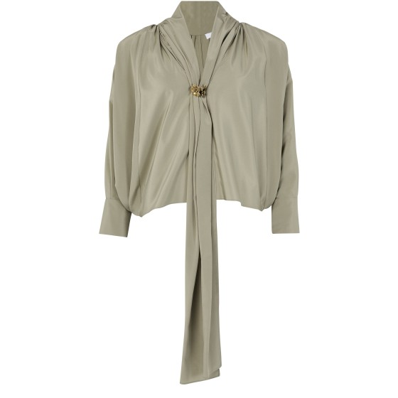 Leonidia long sleeved blouse - Green