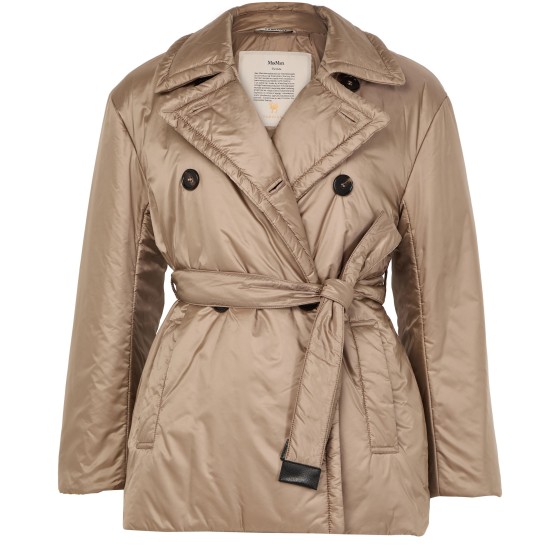 Calla belted coat - THE CUBE - Yellow