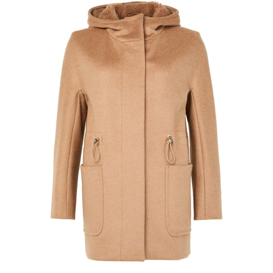 Giuda cropped coat - Beige