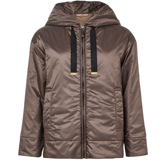 Hooded jacket - brown