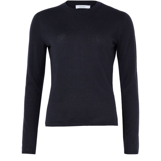 Round neck sweater - Blue