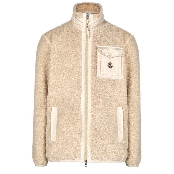 Zipped-up cardigan - Beige