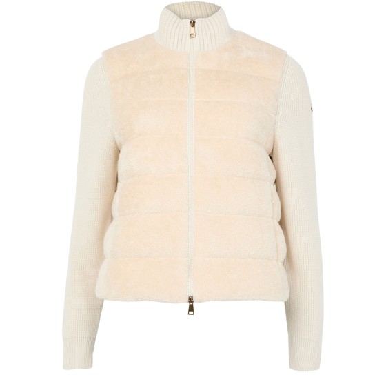 Zippered cardigan - Beige
