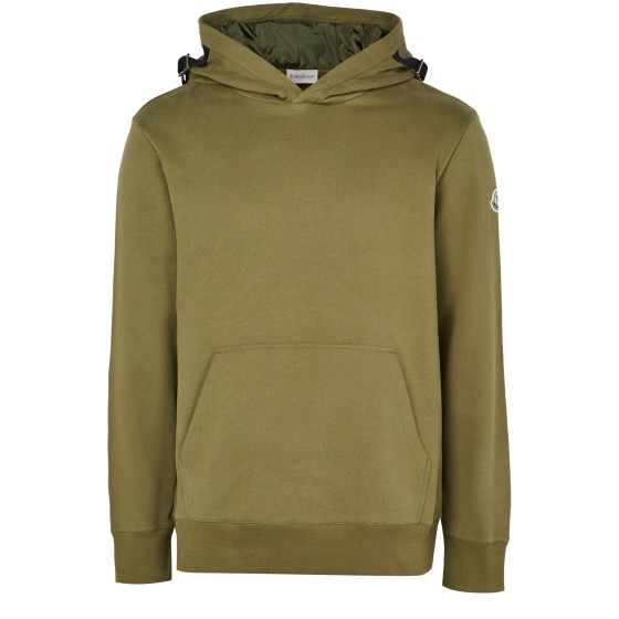 Hooded knit sweater - Green