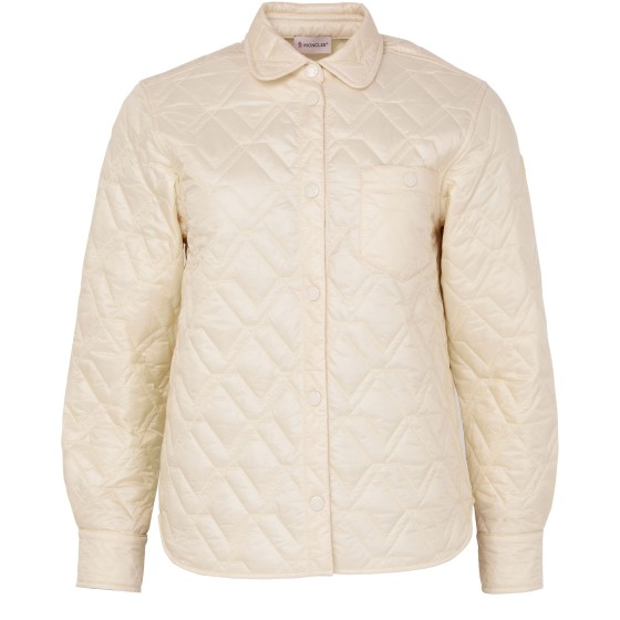 Quilted shirt - Beige
