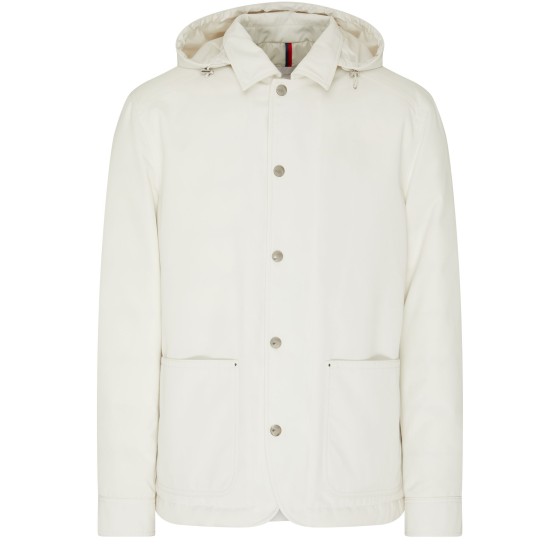 Buffaure Coat-Style Shirt - white