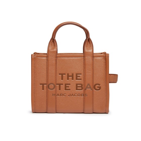 The Leather Small Tote Bag - Beige